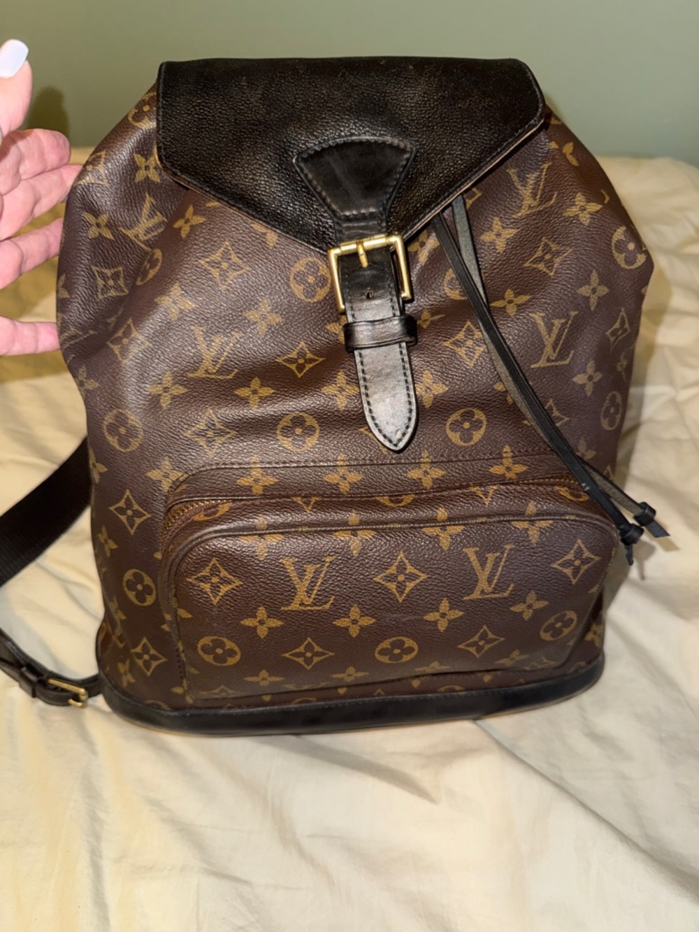 LOUIS VUITTON Monogram Canvas Montsouris Backpack - Picture 1 of 16